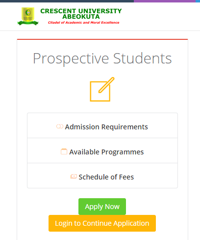 Crescent University Post UTME