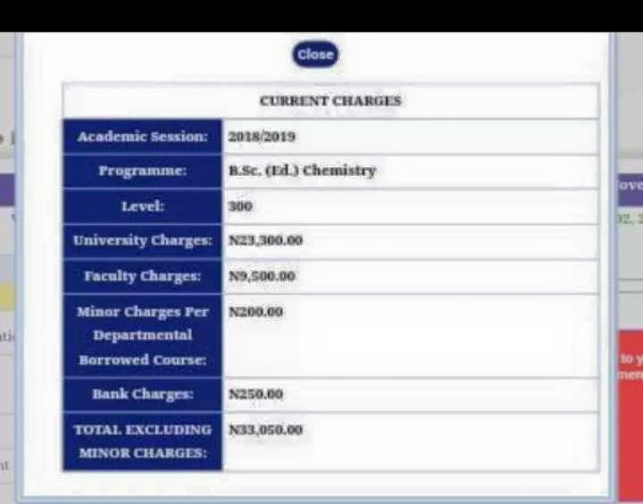 unilorin school fees