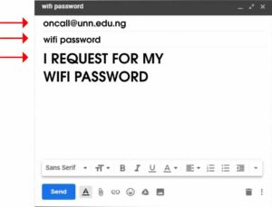HOW TO GET UNN WIFI