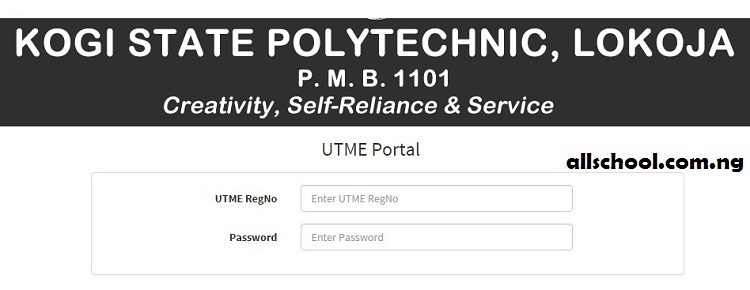 kogi poly post utme form