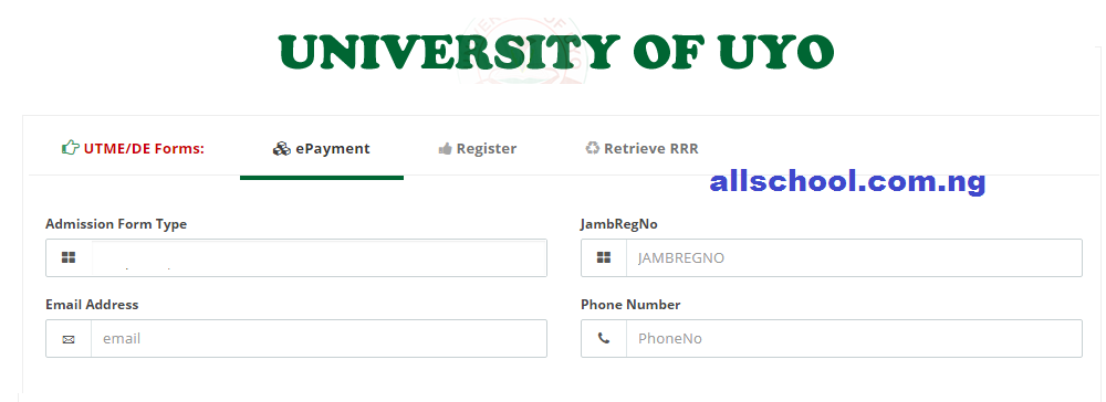 UNIUYO Post UTME Screening Dates