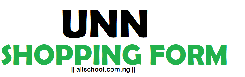 unn shopping form