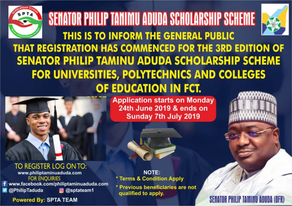 Senator Philip Tanimu Aduda Scholarship
