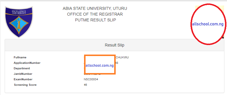 absu post utme screening result