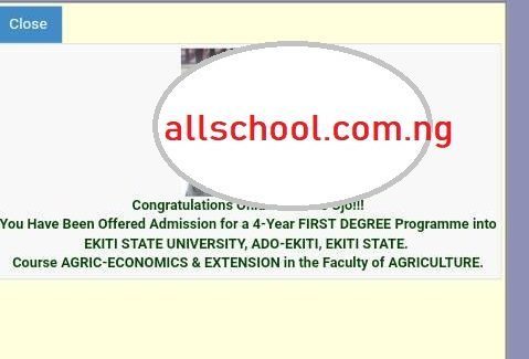 you have been offered admission