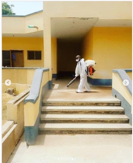 Kwara State Committee Fumigates UNILORIN