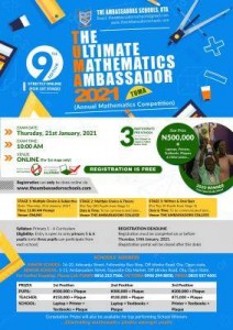 the ultimate mathematics ambassador competition
