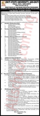 eksu affiliated schools post utme