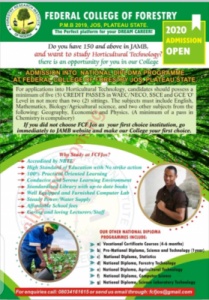 federal college of forestry post utme form