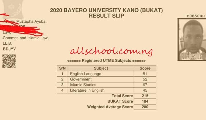 buk post utme result