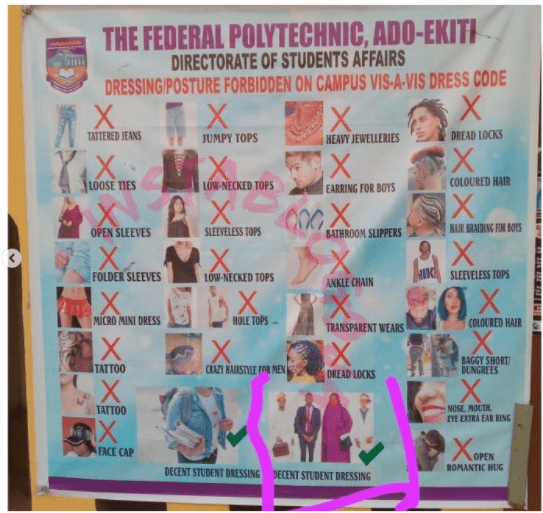 New dress code for fedpoly students 