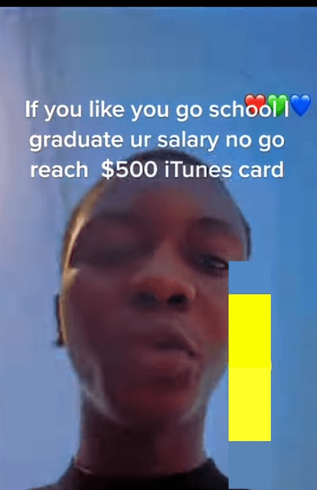 self-employed Nigerian millionaire has give out food to university graduates