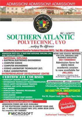 Southern Atlantic Polytechnic Admission Forms