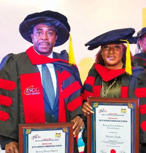 Actress Ireti Doyle and Bob-Manuel
