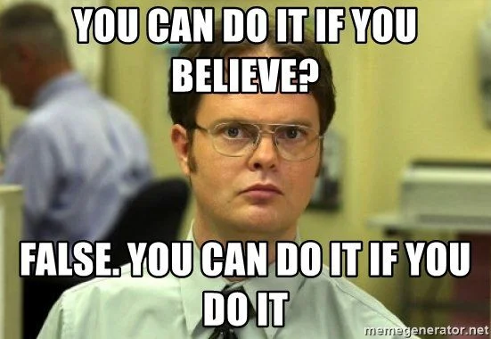 you can do it