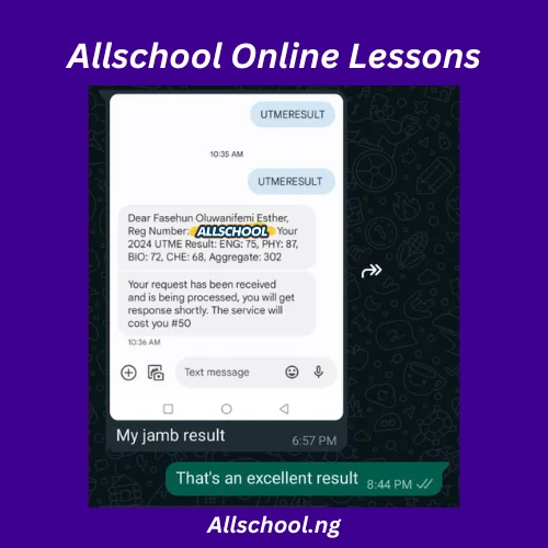 Oluwanifemi Scored 302!