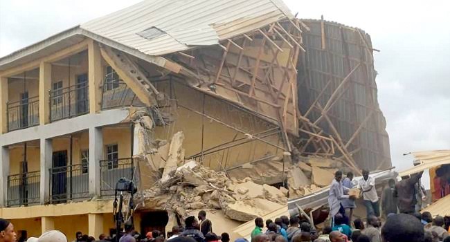 Two-Storey School Building Collapses in Jos, Trapping Students Writing Their Final Examination