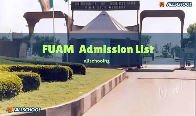 FUAM Admission List