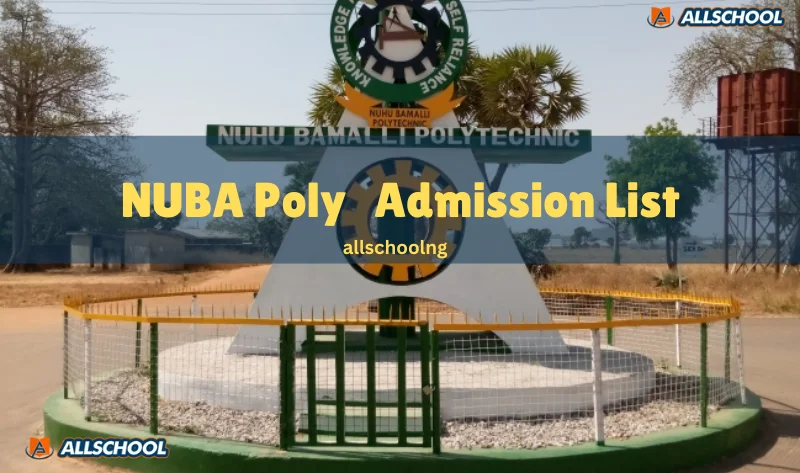 NUBA POLY Admission List 