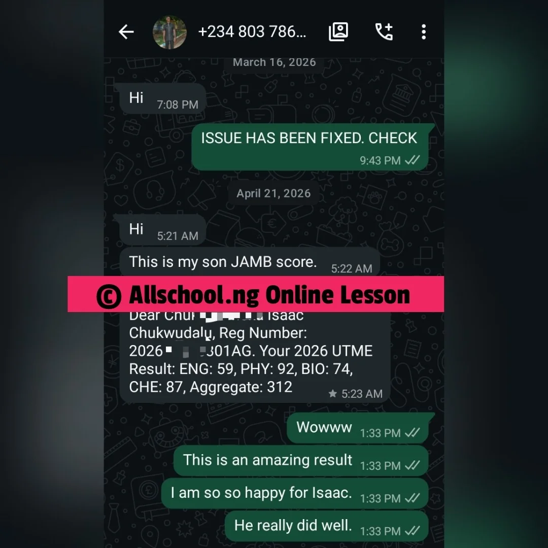 Allschool-Post-Utme-lesson-testimonial