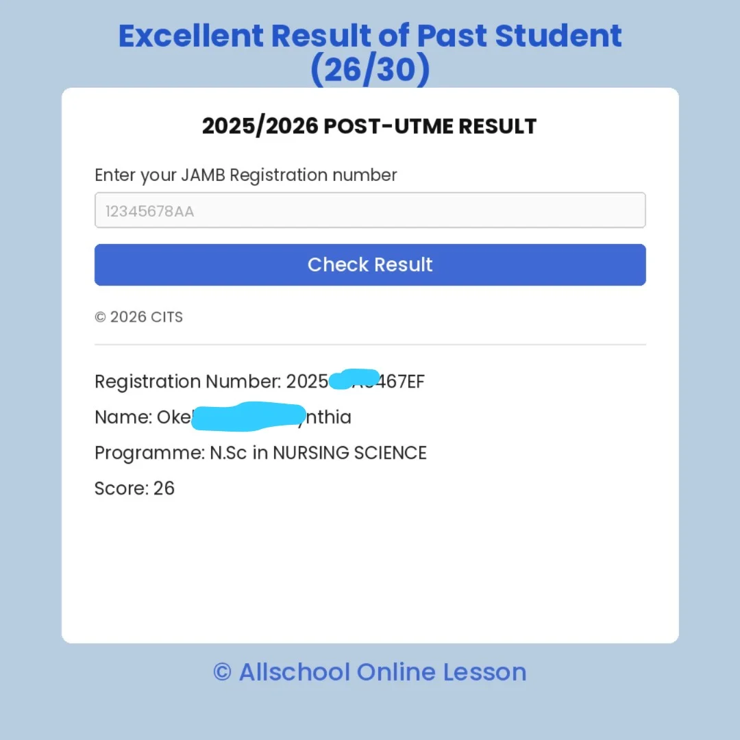 Allschool-Post-Utme-lesson-testimonial