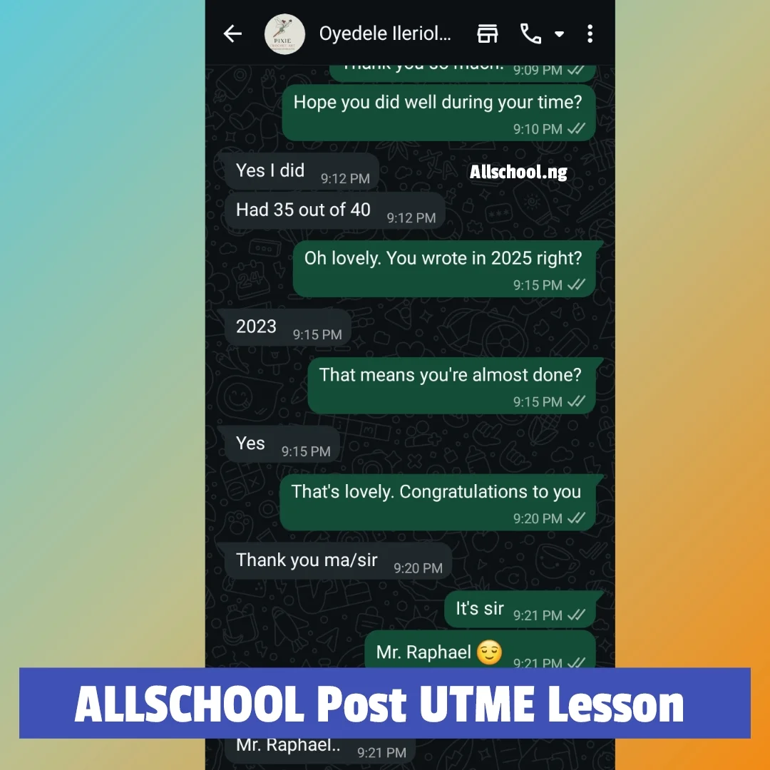 Allschool-Post-Utme-lesson-testimonial